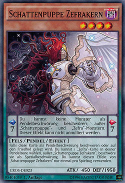 Schattenpuppe Zefrakern - Yu-Gi-Oh!